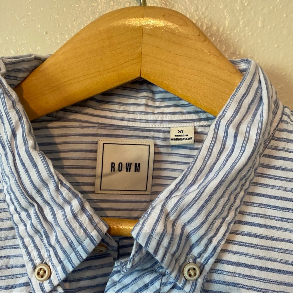 Striped Rowm Button Down Shirt - image 2